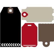4 notebook office tags