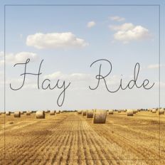 hay ride font