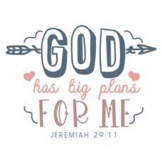 god has big plans for me nursery quote