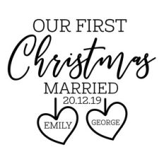 our first christmas married