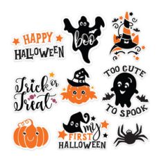 cute halloween stickers
