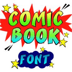 comic book font