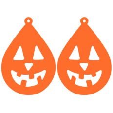 jack-o-lantern earrings