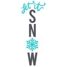 let it snow porch sign