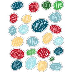 ml winter word stickers