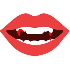 pretty vampire lips