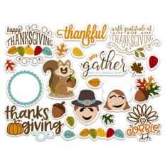 fall sticker set