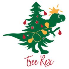 tree rex christmas kids design