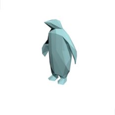 lowpoly penguin