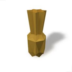 lowpoly star vase