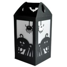 halloween spiders lantern