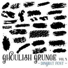ghoulish grunge font