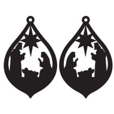 nativity earrings