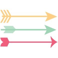 set of 3 arrows