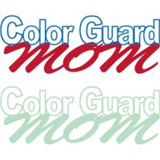 color guard mom phrase