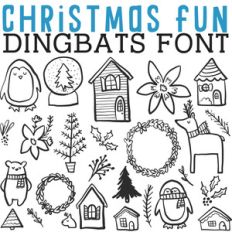 cg christmas fun dingbats