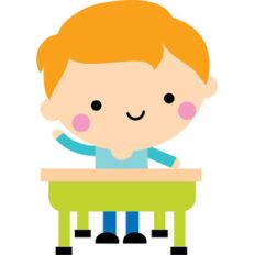 boy at desk - school days