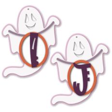 ghost tag i or j letter card