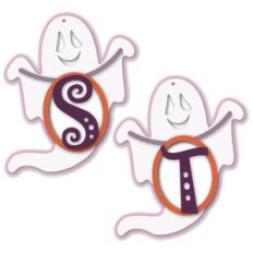 ghost tag s or t letter card