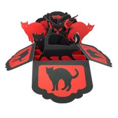 5x7 halloween pop up card in a box