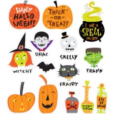 halloween fun stickers