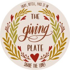 giving plate