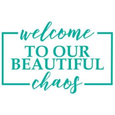 welcome to our beautiful chaos