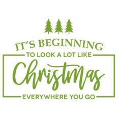 it's beginning to look a lot like christmas