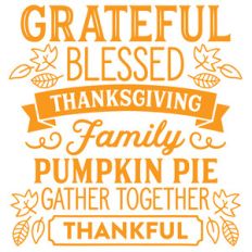 grateful blessed thanksgiving