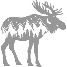 moose mountain scene