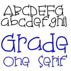 pn grade one serif