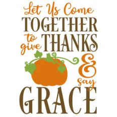 come together say grace
