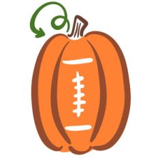 football pumpkin