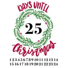 days until christmas