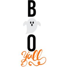 boo y’all porch sign