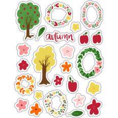 ml autumn and fall stickers