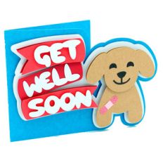 dog get well soon card
