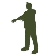 frankenstein silhouette
