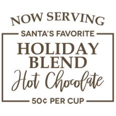 holiday blend hot chocolate