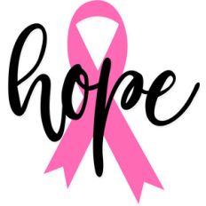 hope breast cancer ribbon