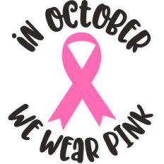 in october we wear pink