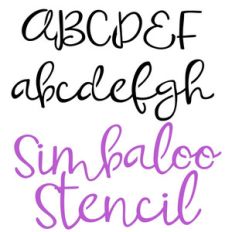 pn simbaloo stencil