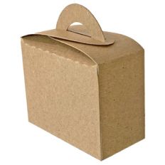 fold over rectangle box with round handle