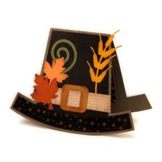 pilgrim hat pop and twist card