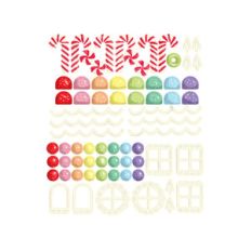 print and cut gingerbread candy stickers
