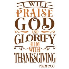praise god glorify thanksgiving