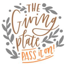 the giving plate