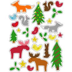 ml my christmas animals stickers