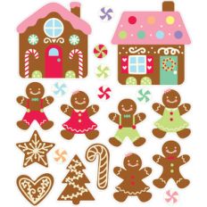 gingerbread stickers