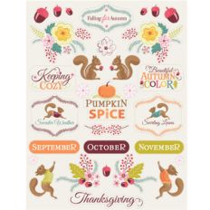 autumn stickers